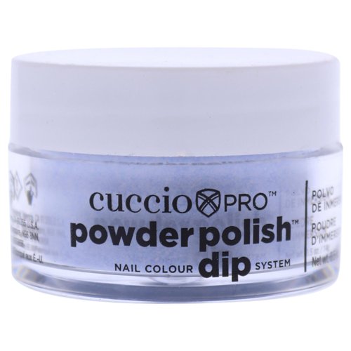 Cuccio Colour Powder Nail Polish - Lacquer For Manicures And Pedicures - Highly Pigmented Powder That Is Finely Milled - Strong, Durable Finish With A Flawless Rich Color - Baby Blue Glitter - 0.5 Oz