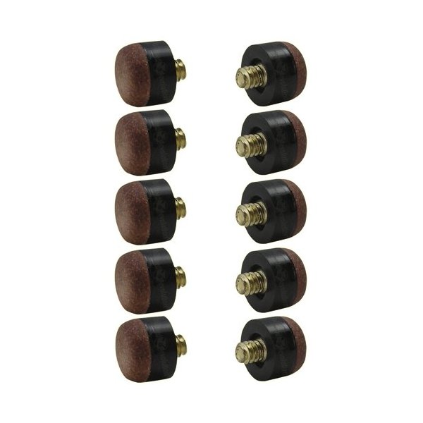 Billiard Evolution Screw-On Tips for Pool Cues - 12mm - Hard