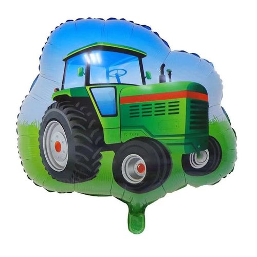 4Pieces Farm Tractor Giant Foil Balloons for Birthday Baby Shower Tractor Themed Party Decorations Supplies