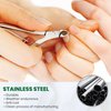 NGHIA Cuticle Nipper - D-01 JAW 12 | Stainless Steel | Durable and Sharp | Ergonomic Design | Grey Plated | Ideal for Salons and Home Use