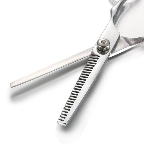 Vtrem Hair Scissors Thinning Shears Professional Stainless Steel 6.7 Inches Precision Barber Hair Cutting Shears with Adjustment Tension Screw Perfect for Salons Home Use