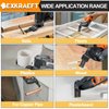 EXKRAEFT 30 PCS Oscillating Tool Blade, Universal Titanium Multi Tool Blades for Metal Nails Wood Plastic and Hard Material, Oscillating Saw Blades Fit Dewalt Milwaukee Ryobi Rockwell Fein
