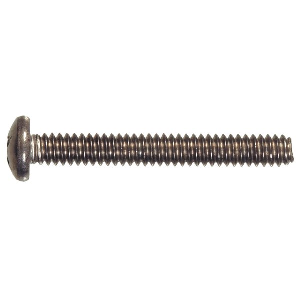 The Hillman Group 828540 Stainless Steel Pan Head Phillips Machine Screw, 10-32-Inch x 1-1/4-Inch, 100-Pack, 1.25 inches, No Color