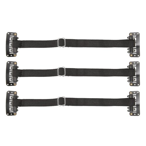 Facelift Bands with Clips, 3Pcs Instant Face Lift Hair Bands with Clips for Girls, Face Lift Tape Band Adjustable Elastic Face Stretching Strap for Women, Facial Lifting Bands
