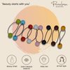 Parcelona France BOULI Ball Stretchable Ponytail Holder Elastic Hair Ties Bands Ponies