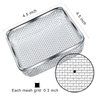 Tatuo Flying Insect Screen RV Furnace Vent Cover Water Heater Vent Cover Stainless Steel Mesh with Installation Tool (4.5 x 4.5 Inch)