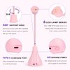 XSMNER UV LED Nail Lamp, Portable Mini Nail Dryer, 360° Rotatable Hands Free Quick Gel Nail Light, Nail Polish Curing Lamp Flash Cure Light for Nails Great for DIY Home & Salon Manicure (Pink)