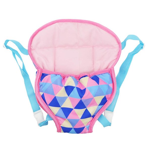 XADP Baby Dolls Carrier Backpack Doll Accessories Front and Back Carrier with Straps for 15 Inch to 18 Inch Dolls, Multicolor