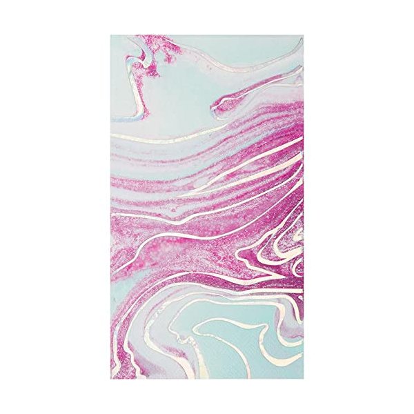 Creative Converting 342084 Opalescence Print Guest Towels, 16pcs