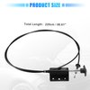 uxcell Hood Release Cable for Dodge D150 D250 W150 W250 Ramcharger 1981-1993 for Dodge W100 1984-1989 No.55024942 Front Hood Latch Lock Control Cable