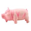 Ichiias Dog Chew Toy, Squeaky Pig Dog Toys Latex Grunting Pig Sound Play Dog Toy Cute Pig Grunting Squeak Latex Interactive Squeak Funny Cute Dog Toy Pet Dog Puppy Toy(Pink)