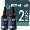 E2H Uric Acid Support Supplement - Tart Cherry and Devil’s Claw - Supports Uric Acid Health and Kidney Function Non-GMO - Vegan - (2 Bottles)