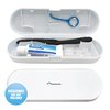 OrthoKey OrthoPod Dental Travel Case - Secure Storage for Aligners, Retainers, and Invisalign - Convenient Toothbrush and Toothpaste Holder - Clear Removable Grabber - Sterile Storage