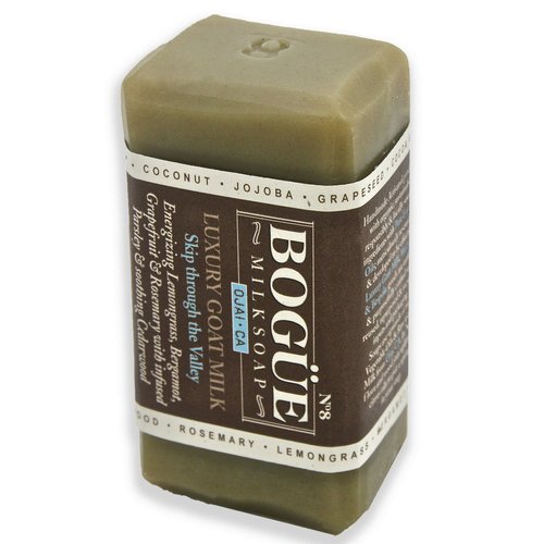 Handmade Goat Milk Soap- No.8 Skip Through the Valley with Cedarwood, Lemongrass, Rosemary & Bergamot