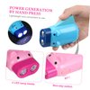 jojofuny 3pcs Cartoon Flashlight with Cute Pig Pattern Easy Hand Pressing Design Lightweight and Compression Resistant for Outdoor Use Random Color