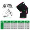Bezioner Knee Pads Volleyball,Thick Sponge Anti-Slip,Dance Knee Pads for Women Yoga Basketball Football Youth Girls Black and Pink L