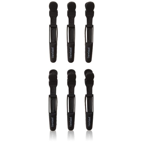 Untwisted Crown Control Sectioning Clips for Natural Hair 6 pieces for Braids Locs Black Beauty Braids Twists Locs Cornrows Blow Outs Silk Press Styling