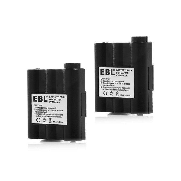 EBL BATT5R AVP7 Replacement Rechargeable Battery for GXT1000 GXT1050 GXT850 GXT860 GXT900 GXT950 GXT650 GXT550 and More, 2 Pack