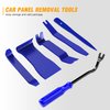 GOOACC 6PCS Auto Trim Removal Tool Kit No-Scratch Tool Kit for Car Audio Dash Window Molding Fastener Remover Tool Kit-Blue