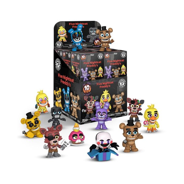 Five Nights at Freddy's 10th Anniversary Mystery Minis Blind Box Mini-Figure Display Case of 12
