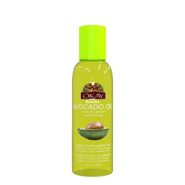 OKAY AVOCADO OIL for HAIR and SKIN Paraben FREE 2oz / 59ml
