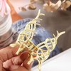 Spider Web Hair Clips Gold Metal Halloween Hair Accessories for Women Girls Playful Hollow Out Spider Web Hair Claw Clips Hairpins Strong Hold Nonslip Hair Clip for Day of the Dead Decoration 1 Pcs