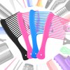 4 Pieces Wide Tooth Combs, Detangling Comb Big Comb Jumbo Rake Comb Wide Tooth Comb for for Thick Long Hair and Curly Hair, Mixed Colors