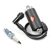MOTO1988 Ignition Coil and Igniter CDI & Spark Plug Kit For Kawasaki Bayou 300 KLF300 1988-2004