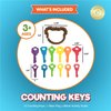 Baby Keys Montessori Toys For Toddlers - Toy Keys, Matching Toddler Games, Learning Toys For 2 Year Olds - Real Keys, Pretend Play Toys and Sensory Toys For Autistic Children with Activity eBook