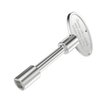 onlyfire Universal Gas Valve Key for Gas Fire Pits and Fireplaces, 3" Chrome Replacement Gas Key Fits 1/4" and 5/16" Turn Ball Valve
