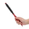 Small Round Hair Brush,Mini Ultra Thin Aluminum Tube Nylon Bristles Round Styling Hair Brush Roll Hairbrush for Thin Hair, Short Hair, Bangs, Beard, Lifting, Curling(number 3)