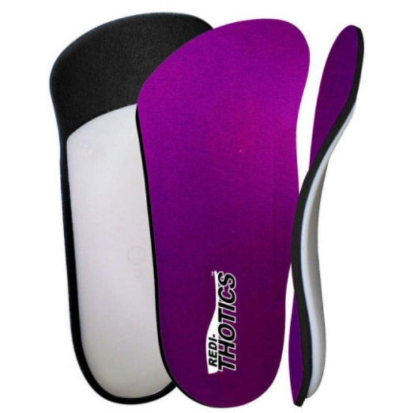 Redi-Thotics Slim 3/4 Orthotic Insoles, F