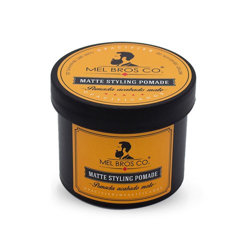 MEL BROS CO. Matte Hair Pomade 4oz - Strong Hold Opacifier