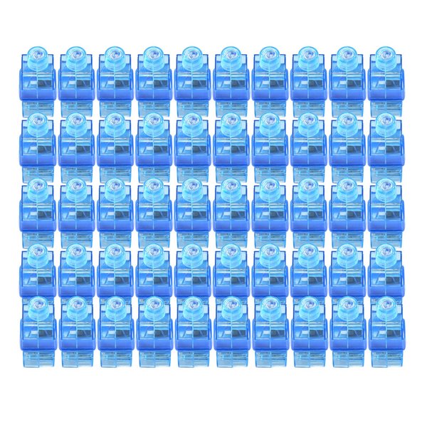 CALIFORNIA CADE ELECTRONIC Finger Lights-50Pcs for Kids Adult Party Favors Party Supplies for Holiday Light up Toys - LED Rave Laser Assorted Toys for First & Last Day of School (Blue)