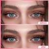 False Lashes Natural Look Fake Eyelashes Wispy Cat Eye Lashes Clear Band False Eyelashes 16MM Faux Mink Lashes Pack 7 Pairs by Ruairie