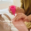 Intimina Lily Cup - Ultra-Soft Menstrual Cup, Reusable Period Protection, Thin Menstrual Cup for up to 8 Hours, Medical-Grade Silicone Women’s Period Care (B)