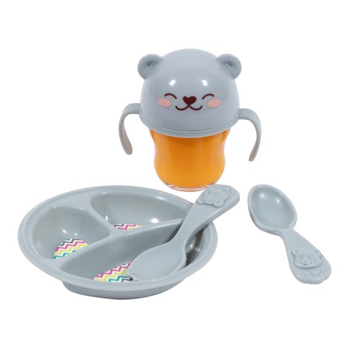 ADORA Baby Doll Accessory & Magic Feeding Set - Zig Zag Rainbow, Doll Accessories, Doll Accessory Set for Toddlers Medium