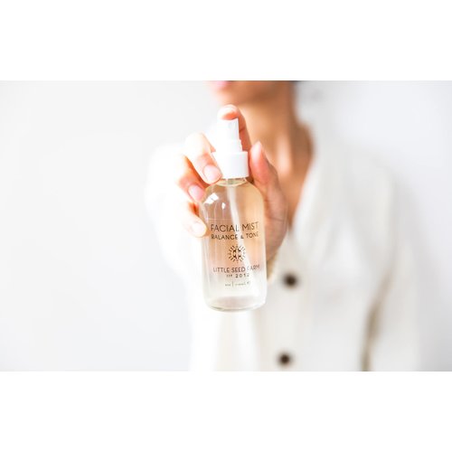 Little Seed Farm Balancing Facial Mist & Toner – Witch Hazel Toner & Pore Minimizer, 4.0 Ounce