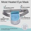 Beatvive Single Moist Heat Eye Compress Pad, Microwavable, Eye Mask for Dry Eye, Good for Pink Eye, Blepharitis and Stye Eye, Reusable Gel Eye Mask with Storage Pouch