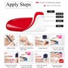 Vishine 2 Colors 15ml Nail Gel Polish Set Black Dark Red Wine Color Soak Off UV LED Varnish Long Lasting Nail Art Classic Collection