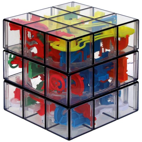Spin Master Perplexus Fusion 3x3 Gravity 3D Maze Game Brain Teaser Puzzle Ball | Anxiety Relief Items Cool Stuff | Sensory Toys for Adults & Kids Ages 8+