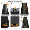 AODSK Mechanical Metronome Black Universal Metronome for Piano Guitar Violin Drums and Other Instruments Standard Loud Sound