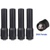 Bingfu Dual Band VHF UHF 136-174MHz 400-470MHz Ham Radio Antenna Two Way Radio Walkie Talkie 2.5 inch Mini Soft Whip SMA Female Antenna 4-Pack for Kenwood Wouxun Baofeng BF-F8HP UV-5R UV-82 BF-888S
