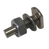 Gordon Glass Co. Shower Door T-Bolt, Hex-Nut and Washer for Pivot Shower Doors.