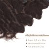 Clip In Hair Extensions Real Human Hair Black Girl Dark Brown Wavy Clip In Hair Extension for Black Women Hair Clip Ins for White Women and Girls Seamless Real Hair Extensions 16 Inch