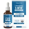 Organic Kids Methylfolate + Methyl B12 Cofactor - Organic Berry Flavor, Sublingual Form - 5-MTHF Form, Superior Form of Folate - Adjustable Dosing for All Ages - Mood, Behavior, Cognition - 1 oz.