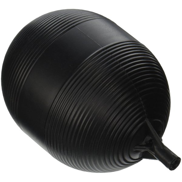 Keeeny PP9906-1 Plastic Tank Float Ball 4 inch X 5 inch, Black