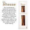 Altesse 11043 Fine Tooth Comb Pocket Comb Tortoiseshell Hair Styling Comb for Men (5.5") and Fine Tooth Combs for Women Essential Facial Hair Detangling Comb For Beard Kit for Men Handmade in France