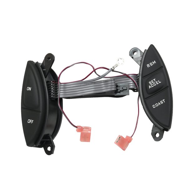 LDMINDA Steering Wheel Mounted Cruise Control Switch Button Kit Replacement for Ford Ranger 1998-2003, for Explorer Sport Trac 2001-2005, for Mercury Mountaineer, for F150 for Mazda B3000 F87Z9C888BB