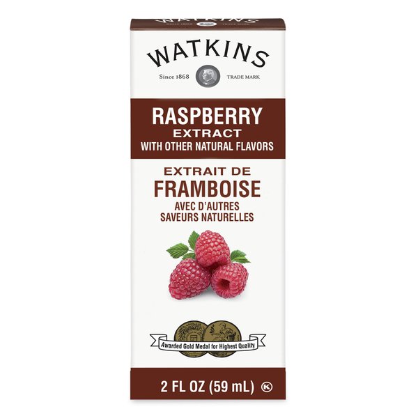 Watkins Raspberry Extract with Other Natural Flavors, 2 oz. Bottles, Pack of 6 (Packaging May Vary)